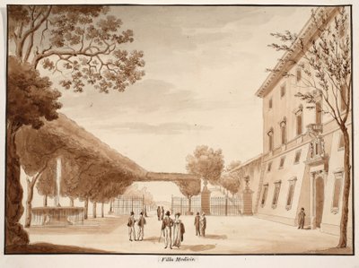 Villa Medici, 1833 door Agostino Tofanelli